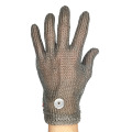 Butcher 304L Five Dinger Metal Hook Cut Guantes de malla de acero inoxidable Resistente con correa de resorte